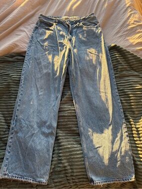 Abercrombie & Fitch Light Blue High-Rise Jeans